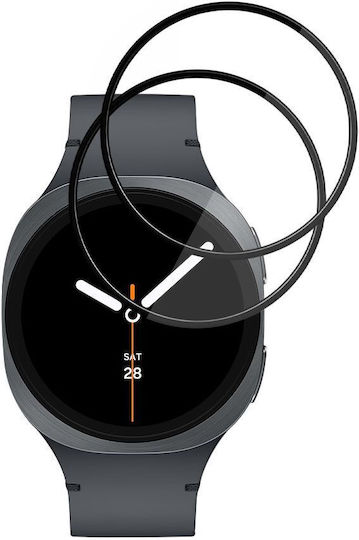 Techsuit Nano Flex Vollflächig Gehärtetes Glas Für Galaxy Watch 8 / 9 40 mm 2 Stück