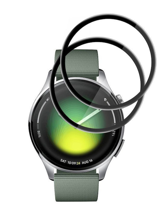 Techsuit Nano Flex 2 Броя Xiaomi Watch 5 47мм Черен