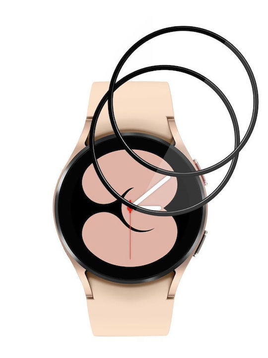 Techsuit Nano Flex Full Face Tempered Glass for Samsung Galaxy Watch4 40mm 2 Pieces