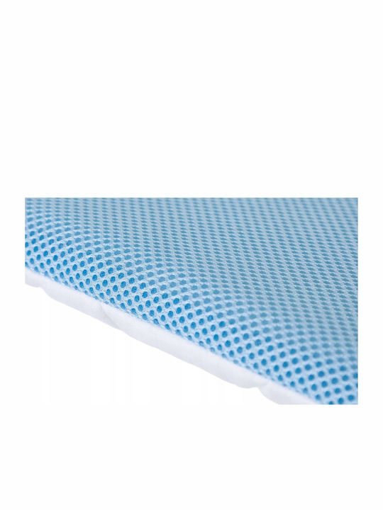 vidaXL Hundebett Rund Blau