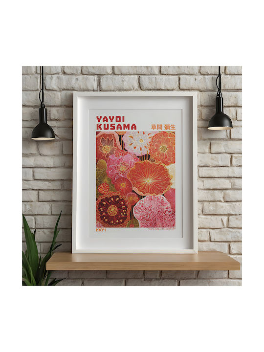 Poster Yayoi Kusama Sunflowers Garden Art393 30cm X 40cm