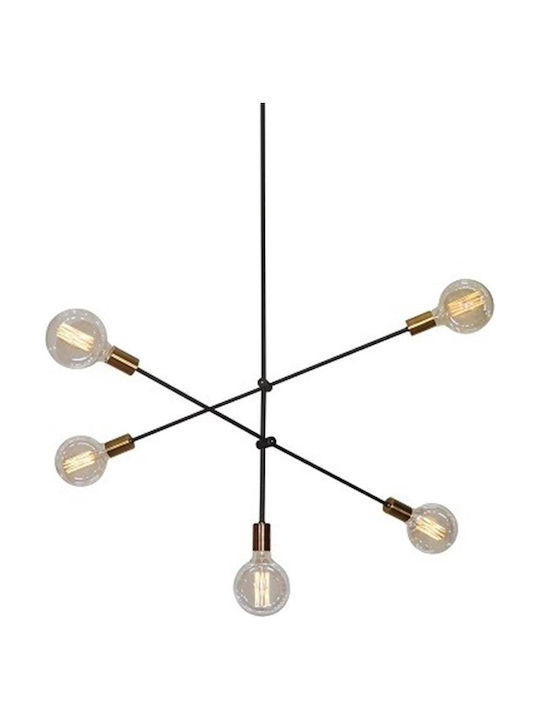Home Lighting Cody Pendant Light Bronze for 5 Bulbs E27