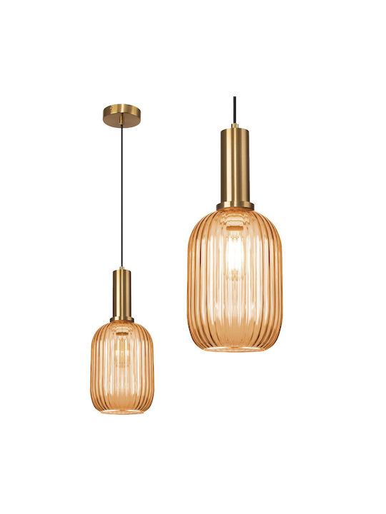 Toolight Hängelampe Orange mit Fassung E27