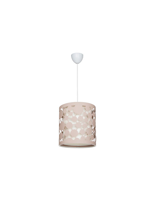 GloboStar Petal Pendant Light Pink with Socket E27 23.5x23.5x76cm