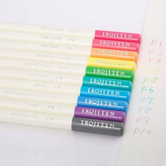 Сет Моливи Tombow Irojiten Том 1 Нежни Оттенъци L 10 Бр
