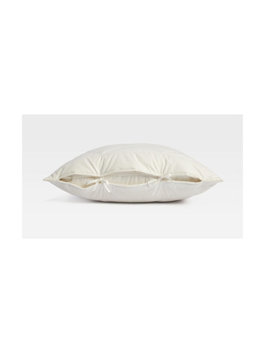 Valeria Home Μαξιλαροθήκη Καπιτονέ Λευκή 50x75εκ.