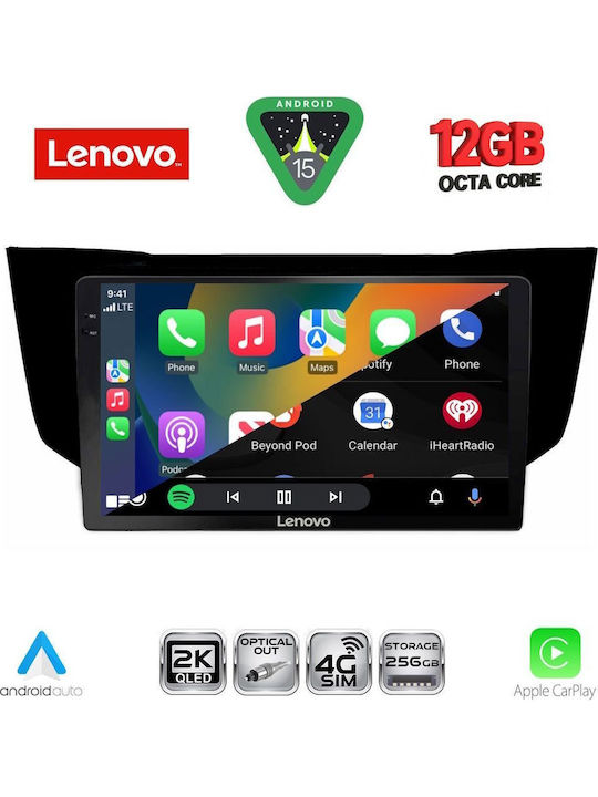 Lenovo Car Audio System for BMW X1 / X3 / X4 Lexus RX300 2003-2008 Bluetooth USB WiFi GPS Apple CarPlay Android Auto with 9" Touch Screen