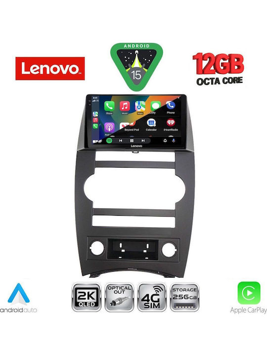 Lenovo Lenovo Auto-Audiosystem für BMW X1 / X3 / X4 Jeep Commander 2007-2009 mit Touchscreen 9 Zoll Bluetooth USB WiFi GPS Apple CarPlay Android Auto