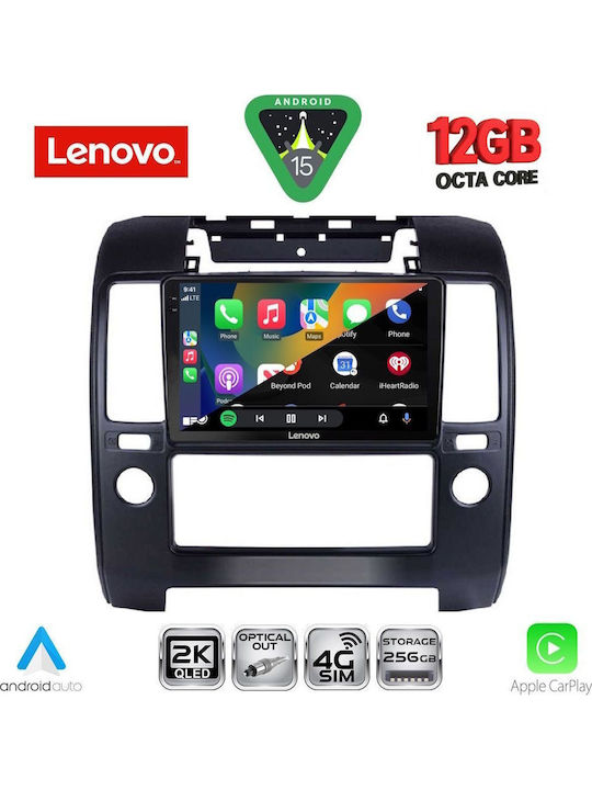 Lenovo Car Audio System for BMW X1 / X3 / X4 Nissan Navara 2006-2011 with A/C (Bluetooth/USB/WiFi/GPS/Apple CarPlay/Android Auto) with 9" Touch Screen
