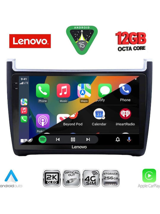 Lenovo Car Audio System for BMW X1 / X3 / X4 Volkswagen Polo 2014-2017 Bluetooth USB WiFi GPS Apple CarPlay Android Auto with 9" Touch Screen