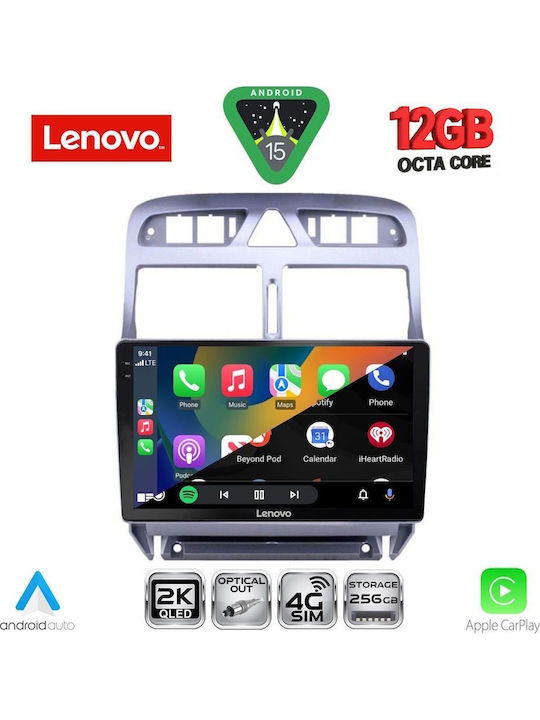Lenovo Car Audio System for Peugeot 307 BMW X1 / X3 / X4 2001-2008 Bluetooth USB WiFi GPS Apple CarPlay Android Auto with 9" Touch Screen