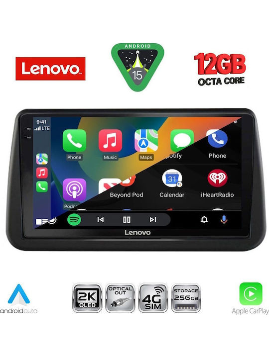 Lenovo Car Audio System for Opel Meriva BMW X1 / X3 / X4 2010-2017 (Bluetooth/USB/WiFi/GPS/Apple CarPlay/Android Auto) with 9" Touch Screen
