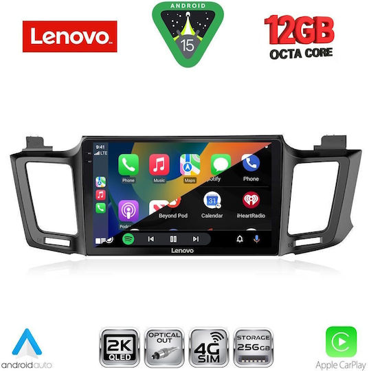 Lenovo Ηχοσύστημα Αυτοκινήτου για Toyota RAV 4 BMW X1 / X3 / X4 2013-2019 (Bluetooth/USB/WiFi/GPS/Apple-Carplay/Android-Auto) με Οθόνη Αφής 10"