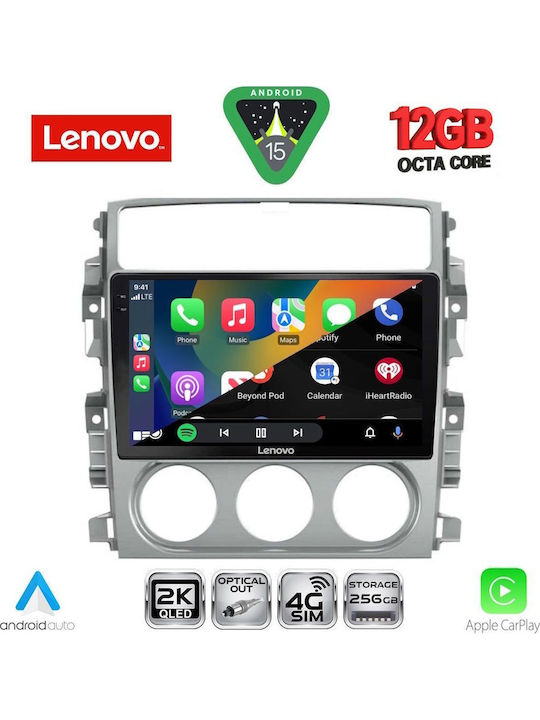 Lenovo Car Audio System for Suzuki Liana BMW X1 / X3 / X4 2001-2007 Bluetooth USB WiFi GPS Apple CarPlay Android Auto with 9" Touch Screen