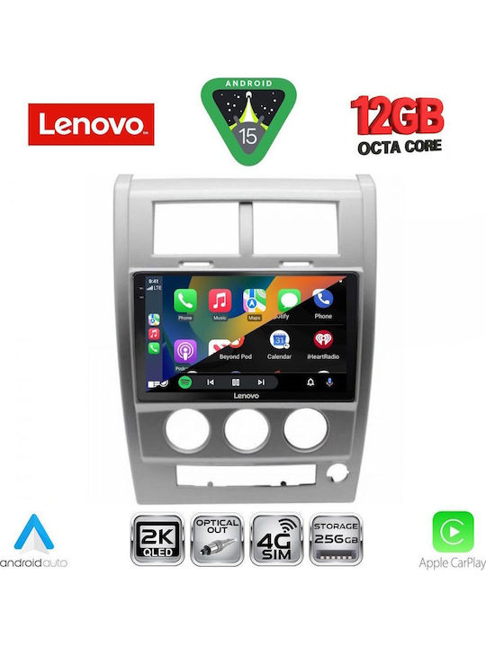 Lenovo Car Audio System for BMW X1 / X3 / X4 Jeep Cherokee / Liberty 2007-2014 Bluetooth USB WiFi GPS Apple CarPlay Android Auto with 10" Touch Screen