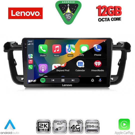 Lenovo Car Audio System for Peugeot 508 BMW X1 / X3 / X4 2010-2016 Bluetooth USB WiFi GPS Apple CarPlay Android Auto with 9" Touch Screen