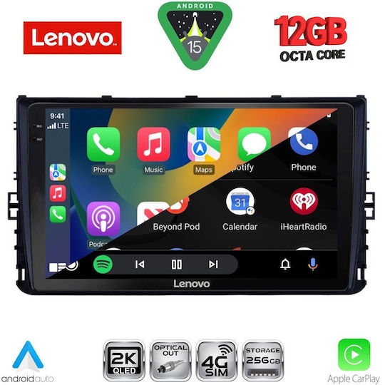 Lenovo Car Audio System for Volkswagen Polo T-Roc T-Cross 2017+ with Touch Screen 9" Lenovo SSZ 12758_CPA