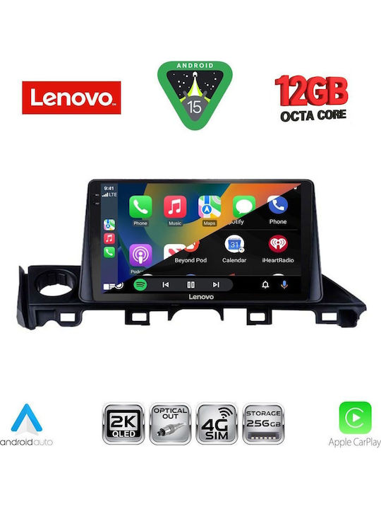 Lenovo Car Audio System for BMW X1 / X3 / X4 Mazda 6 2017-2020 (Bluetooth/USB/WiFi/GPS/Apple CarPlay/Android Auto) with 9" Touch Screen