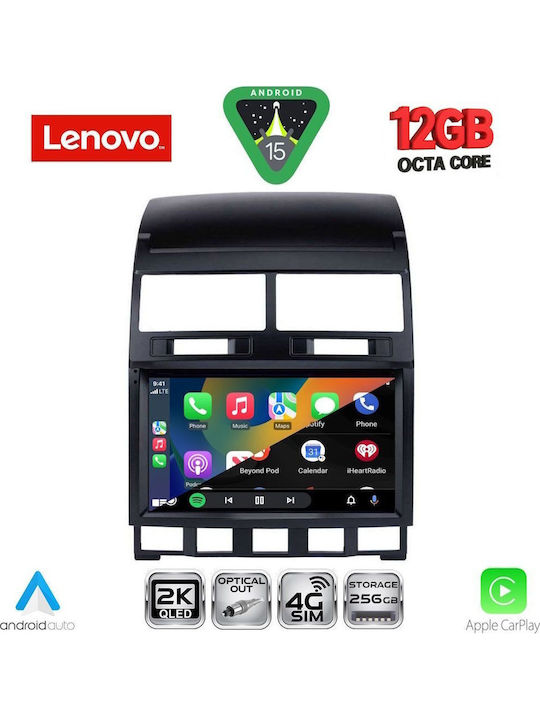 Lenovo Car Audio System for BMW X1 / X3 / X4 Volkswagen Touareg 2003-2011 (Bluetooth/USB/WiFi/GPS/Apple CarPlay/Android Auto) with 9" Touch Screen