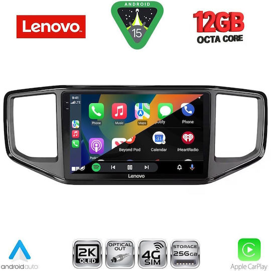 Lenovo Ηχοσύστημα Αυτοκινήτου για BMW X1 / X3 / X4 Volkswagen Amarok 2017-2022 (Bluetooth/USB/WiFi/GPS/Apple-Carplay/Android-Auto) με Οθόνη Αφής 9"