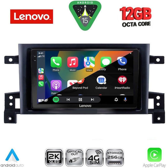 Lenovo Car Audio System for Suzuki Grand Vitara BMW X1 / X3 / X4 2005-2015 Bluetooth USB WiFi GPS Apple CarPlay Android Auto with 9" Touch Screen