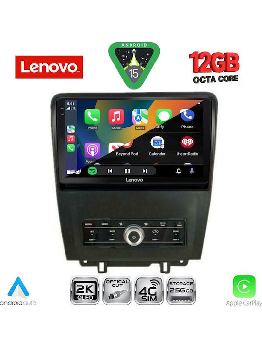 Lenovo Car Audio System for BMW X1 / X3 / X4 Ford Mustang 2010-2015 (Bluetooth/USB/WiFi/GPS/Apple CarPlay/Android Auto) with 9" Touch Screen