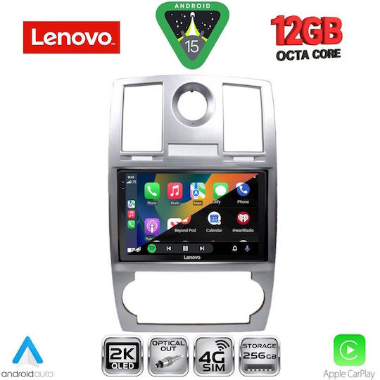 Lenovo Ηχοσύστημα Αυτοκινήτου για BMW X1 / X3 / X4 Chrysler 300C 2005-2010 (Bluetooth/USB/WiFi/GPS/Apple-Carplay/Android-Auto) με Οθόνη Αφής 9"