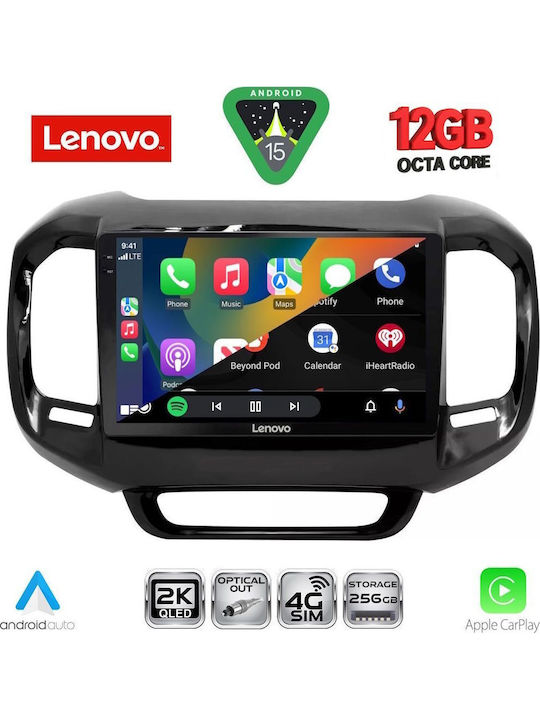 Lenovo Car Audio System for Fiat Toro BMW X1 X3 X4 2017-2026 Bluetooth USB Wi-Fi GPS Apple CarPlay Android Auto with 9 Inch Touch Screen LENOVO SSZ 12127 CPA