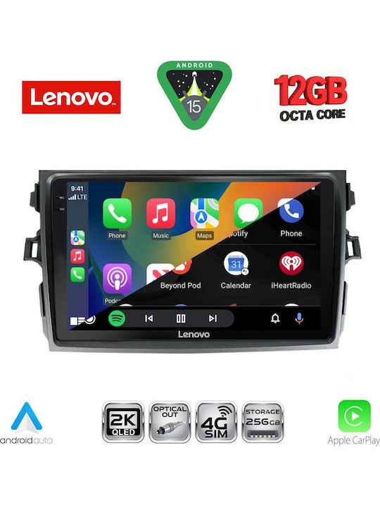 Lenovo Car Audio System for Toyota Corolla BMW X1 / X3 / X4 2006-2012 Bluetooth USB WiFi GPS Apple CarPlay Android Auto with 9" Touch Screen