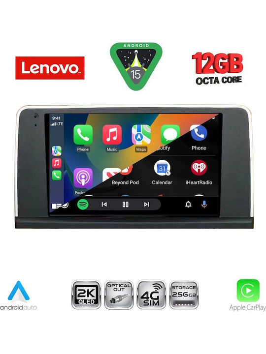 Lenovo Car Audio System for BMW X3 (F25) / X1 / X3 / X4 2011-2013 (Bluetooth/USB/WiFi/GPS/Apple CarPlay/Android Auto) with 9" Touch Screen