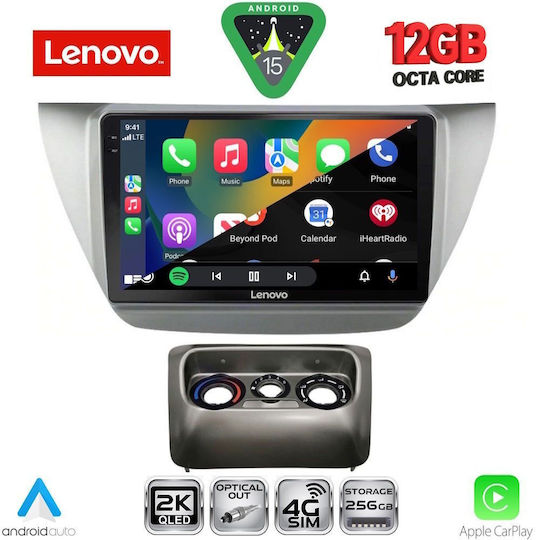 Lenovo Ηχοσύστημα Αυτοκινήτου για Mitsubishi Lancer BMW X1 / X3 / X4 2000-2007 (Bluetooth/USB/WiFi/GPS/Apple-Carplay/Android-Auto) με Οθόνη Αφής 9"