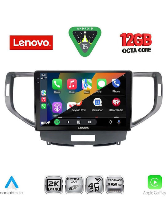 Lenovo Car Audio System for BMW X1 / X3 / X4 Honda Accord 2008-2013 (Bluetooth/USB/WiFi/GPS/Apple CarPlay/Android Auto) with 9" Touch Screen