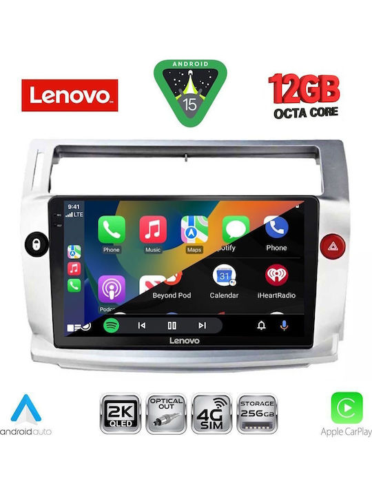 Lenovo Car Audio System for Citroen C4 BMW X1 / X3 / X4 2004-2011 Bluetooth USB WiFi GPS Apple CarPlay Android Auto with 9" Touch Screen