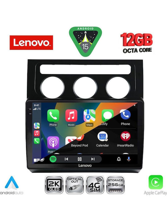 Lenovo Sistem Audio Auto Pentru BMW X1 / X3 / X4 VW Turan 2003-2010 Cu Clima Bluetooth USB Wi-Fi GPS Apple CarPlay Android Auto Cu Ecran Tactil 10"