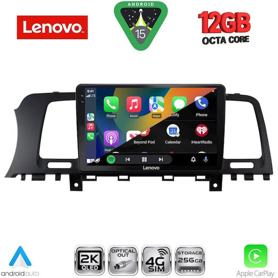 Lenovo Car Audio System for BMW X1 / X3 / X4 Nissan Murano 2007-2014 (Bluetooth/USB/WiFi/GPS/Apple CarPlay/Android Auto) with 9" Touch Screen