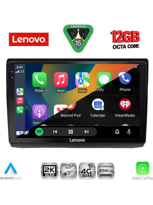 Lenovo Car Audio System for Opel Vivaro Renault Trafic BMW X1 / X3 / X4 Nissan Primastar 2004-2015 (Bluetooth/USB/WiFi/GPS/Apple CarPlay/Android Auto) with 10" Touch Screen