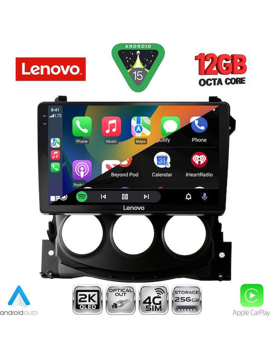 Lenovo Car Audio System for BMW X1 / X3 / X4 Nissan 370Z 2009-2012 (Bluetooth/USB/WiFi/GPS/Apple CarPlay/Android Auto) with 9" Touch Screen