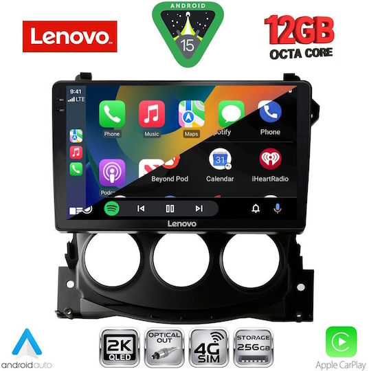 Lenovo Car Audio System for BMW X1 / X3 / X4 Nissan 370Z 2009-2012 (Bluetooth/USB/WiFi/GPS/Apple CarPlay/Android Auto) with 9" Touch Screen