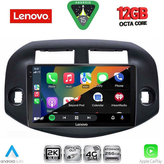 Lenovo Car Audio System for Toyota RAV 4 BMW X1 / X3 / X4 2006-2012 Bluetooth USB WiFi GPS Apple CarPlay Android Auto with 10" Touch Screen
