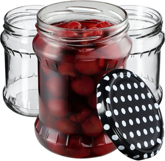 Kadax Βαζάκι Γυάλινο 500ml (8τμχ)