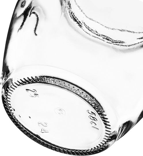 Kadax Βαζάκι Γυάλινο 580ml (8τμχ)