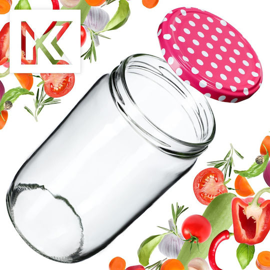 Kadax Βαζάκι Γυάλινο 720ml (8τμχ)
