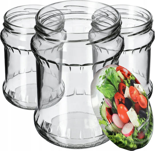 Kadax Βαζάκι Γυάλινο 500ml (8τμχ)