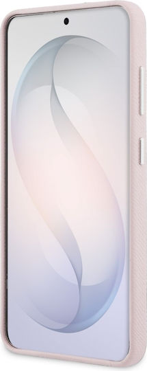 Karl Lagerfeld Rückseite Umschlag Silikon Kunststoff Synthetisches Leder Rosa für Galaxy S26