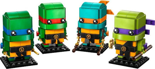 LEGO Brick Headz Teenage Mutant Ninja Turtles pentru 10+ Ani 567 Bucăți