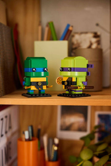 LEGO Brick Headz Teenage Mutant Ninja Turtles pentru 10+ Ani 567 Bucăți