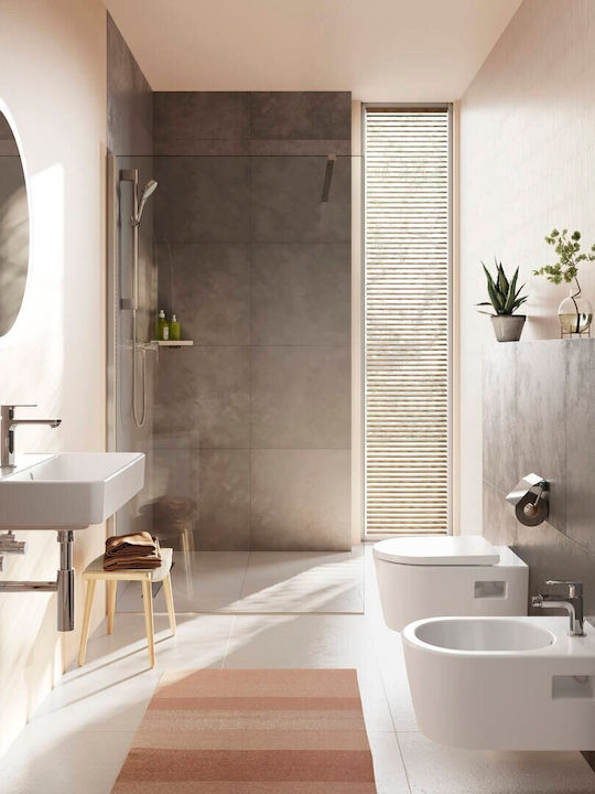 Hansgrohe Rebris Αναμεικτική Μπαταρία Νιπτήρα Κομμωτηρίου Ασημί