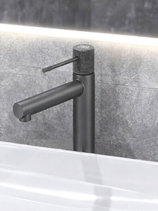 Estiva Rinda Mixing Sink Faucet Tall Gray