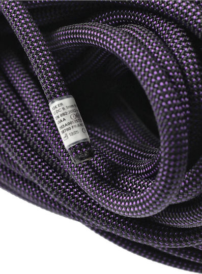 Beal 727652 Dynamisches Kletterseil mit Länge 60m Lila