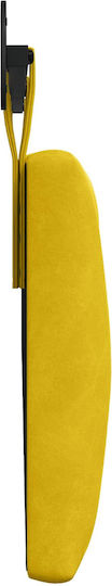 vidaXL Fabric Bed Headboard Cushion Yellow 210x55cm